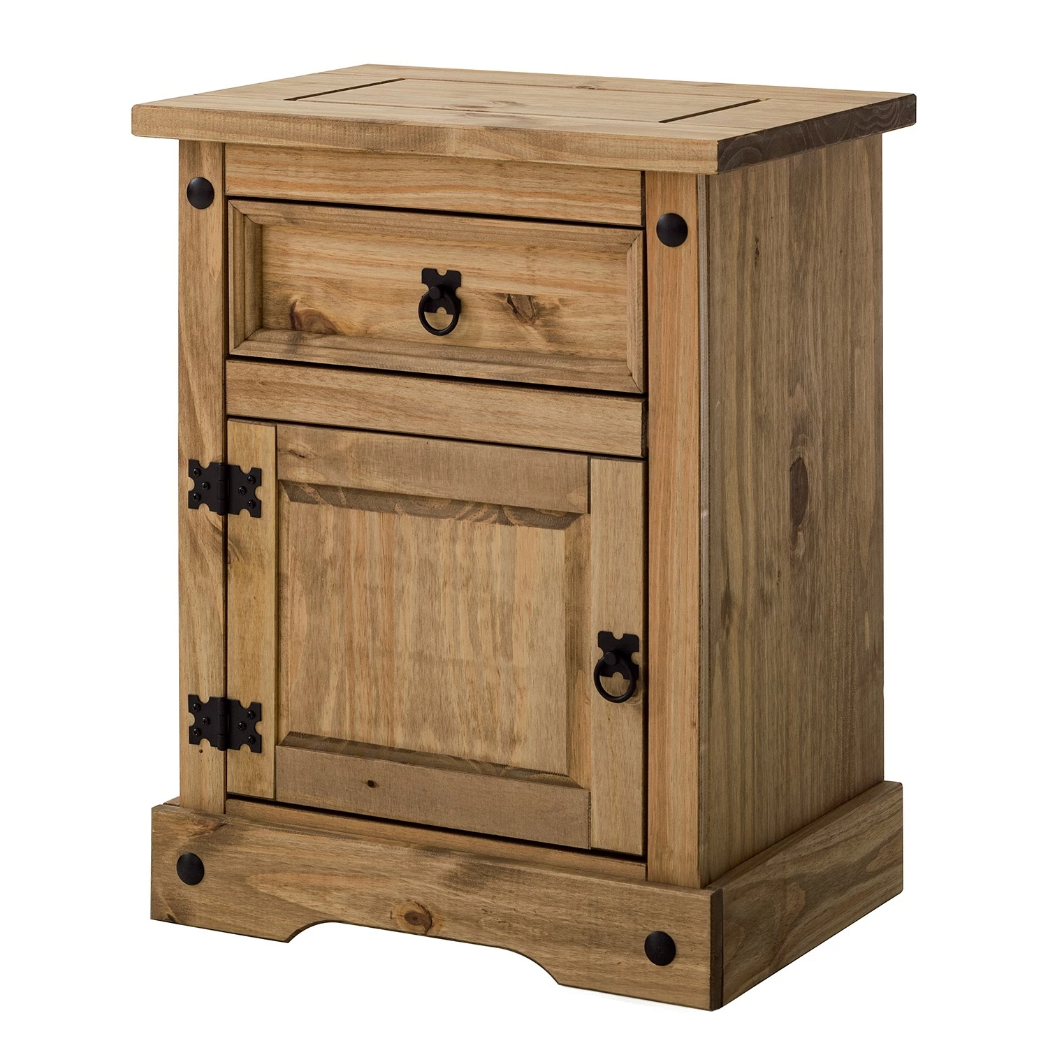 Maison Belfort Nachtkommode Finca Rustica - Kiefer massiv - Kiefer Natur