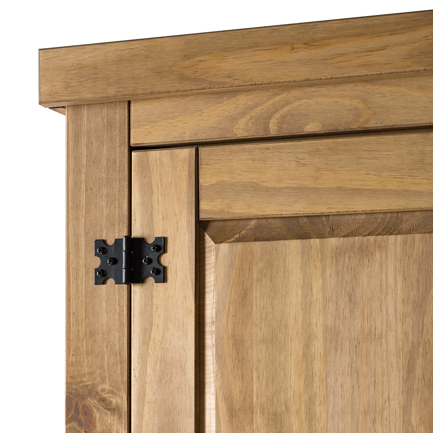 Maison Belfort Garderobenschrank Finca Rustica - Kiefer massiv - Kiefer Natur – Bild 12