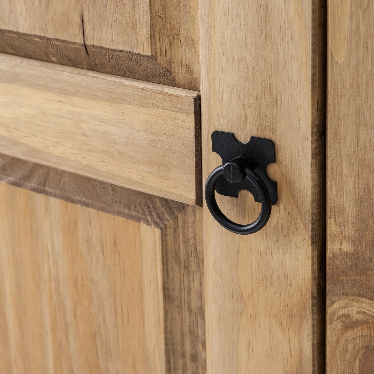 Maison Belfort Garderobenschrank Finca Rustica - Kiefer massiv - Kiefer Natur – Bild 9