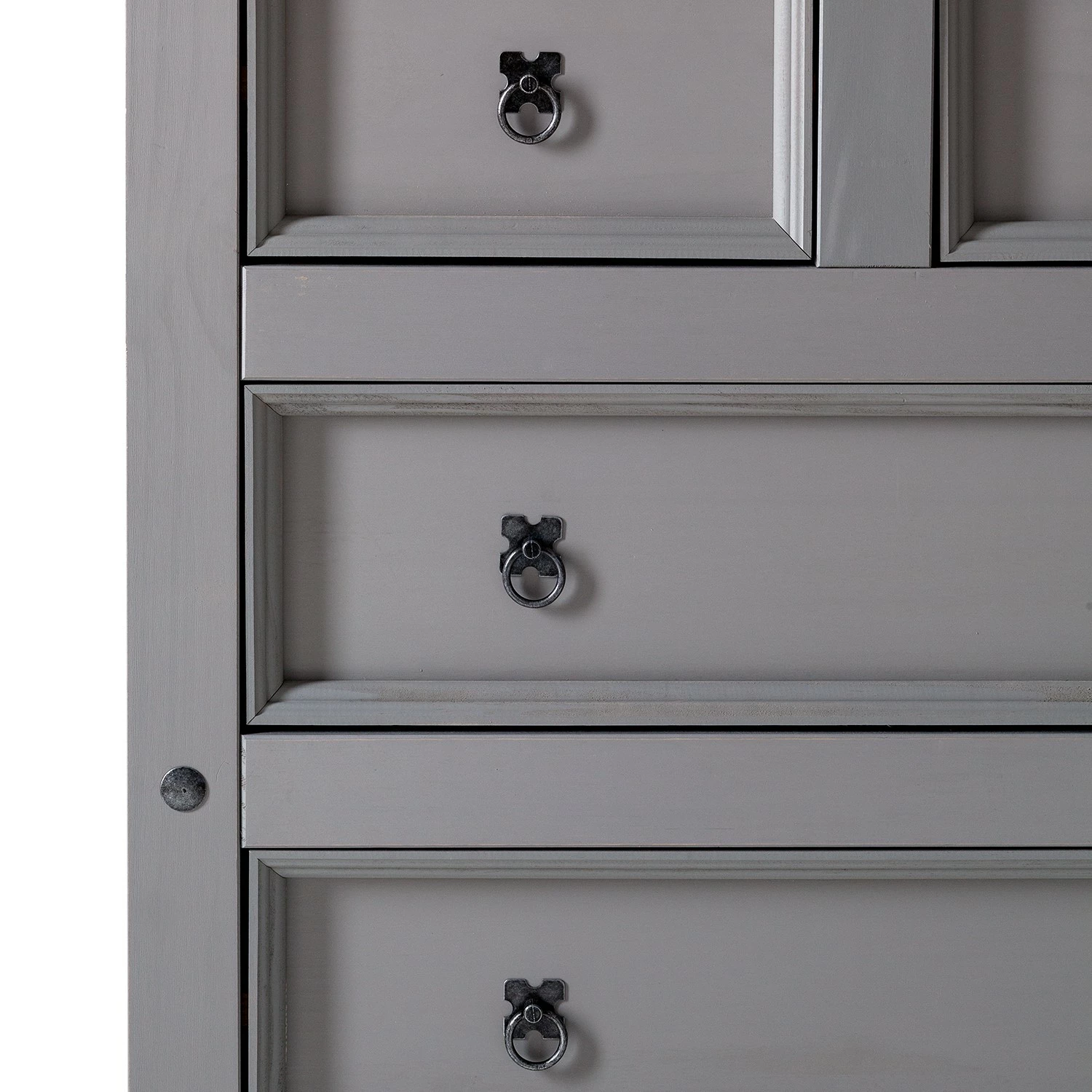 Maison Belfort Kommode Finca Rustica II - Kiefer massiv - Kiefer Grau – Bild 12