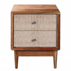 Ars manufacti Nachtkommode Buuda II - Akazie massiv