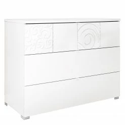 LC Spa Kommode Laussonne - Hochglanz Weiß / Matt Weiß