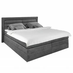 Loftscape Boxspringbett Sunol I - inkl. Bettkasten & Topper - Grau - 160 x 200cm