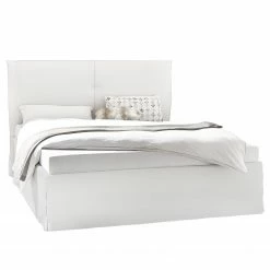 Polsterbett Westwood - Alpinweiß