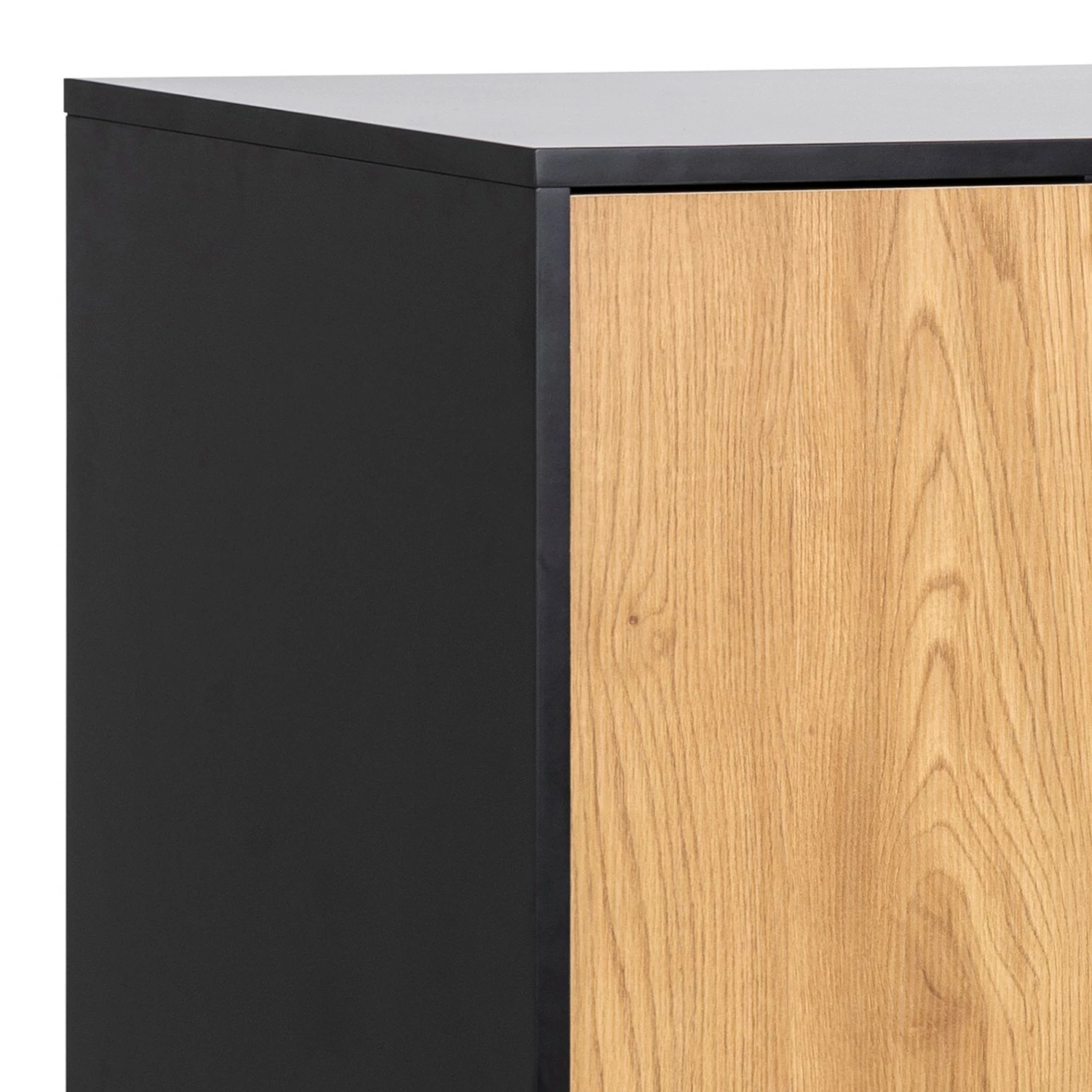 Red Living Kommode Coogee II - Wildeiche Dekor / Schwarz – Bild 7