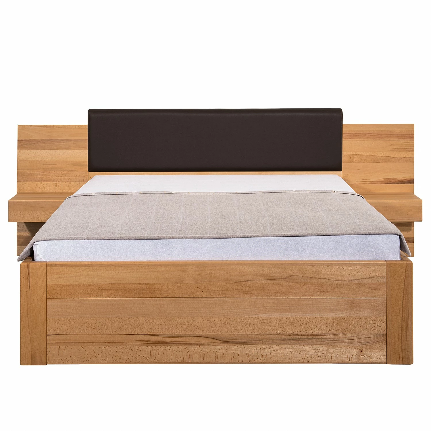 Neue Modular Massivholzbett Parma III - Massivholz Kernbuche - 160 x 200cm – Bild 4