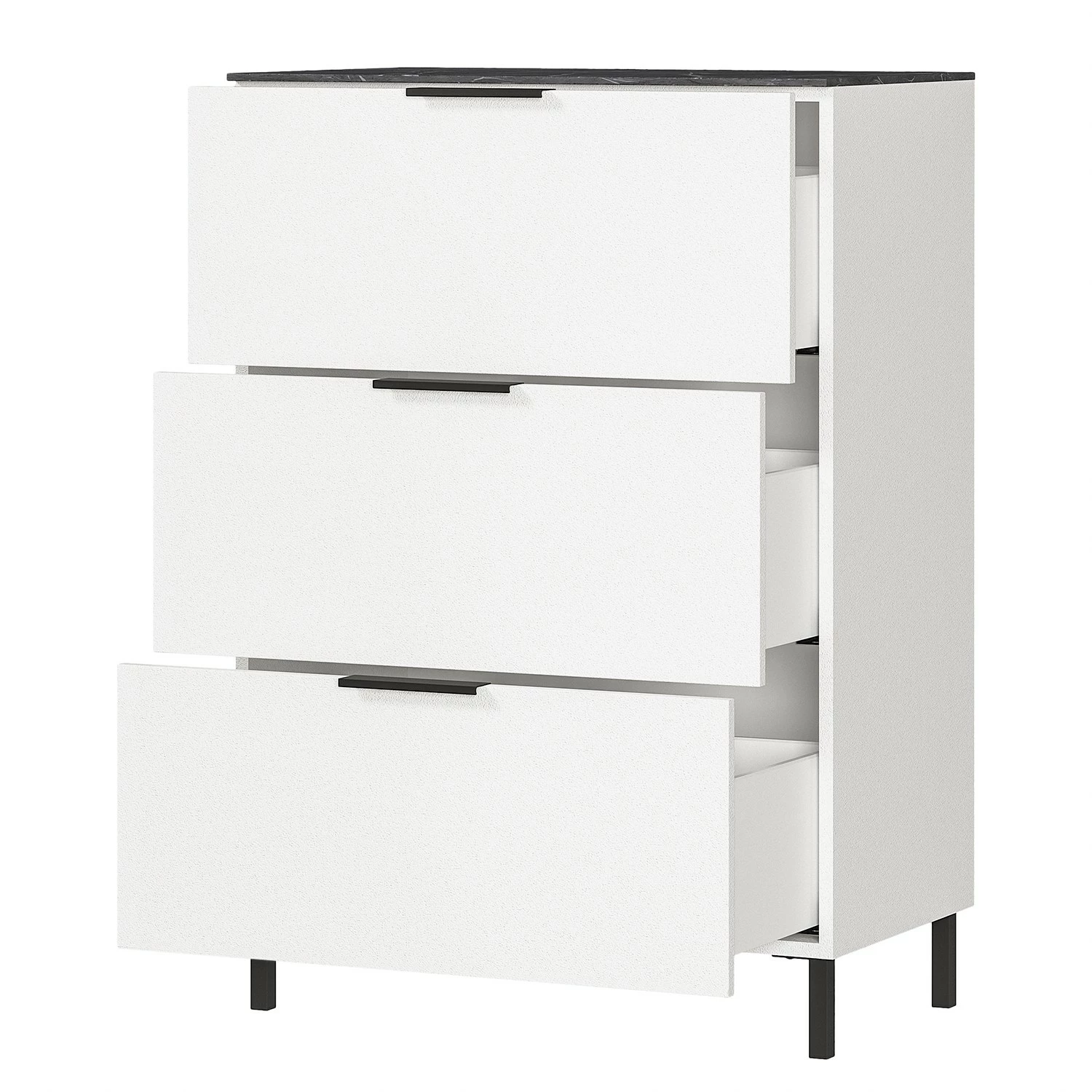 Germania Kommode California II - Weiß – Bild 6
