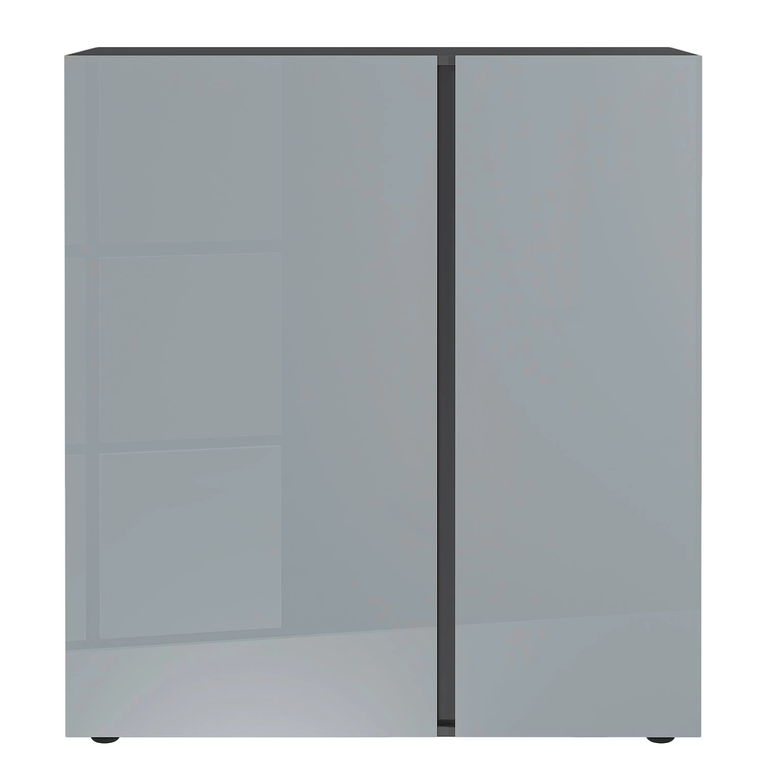 Germania Kommode Mesa I - Glas - Silbergrau / Graphit – Bild 3