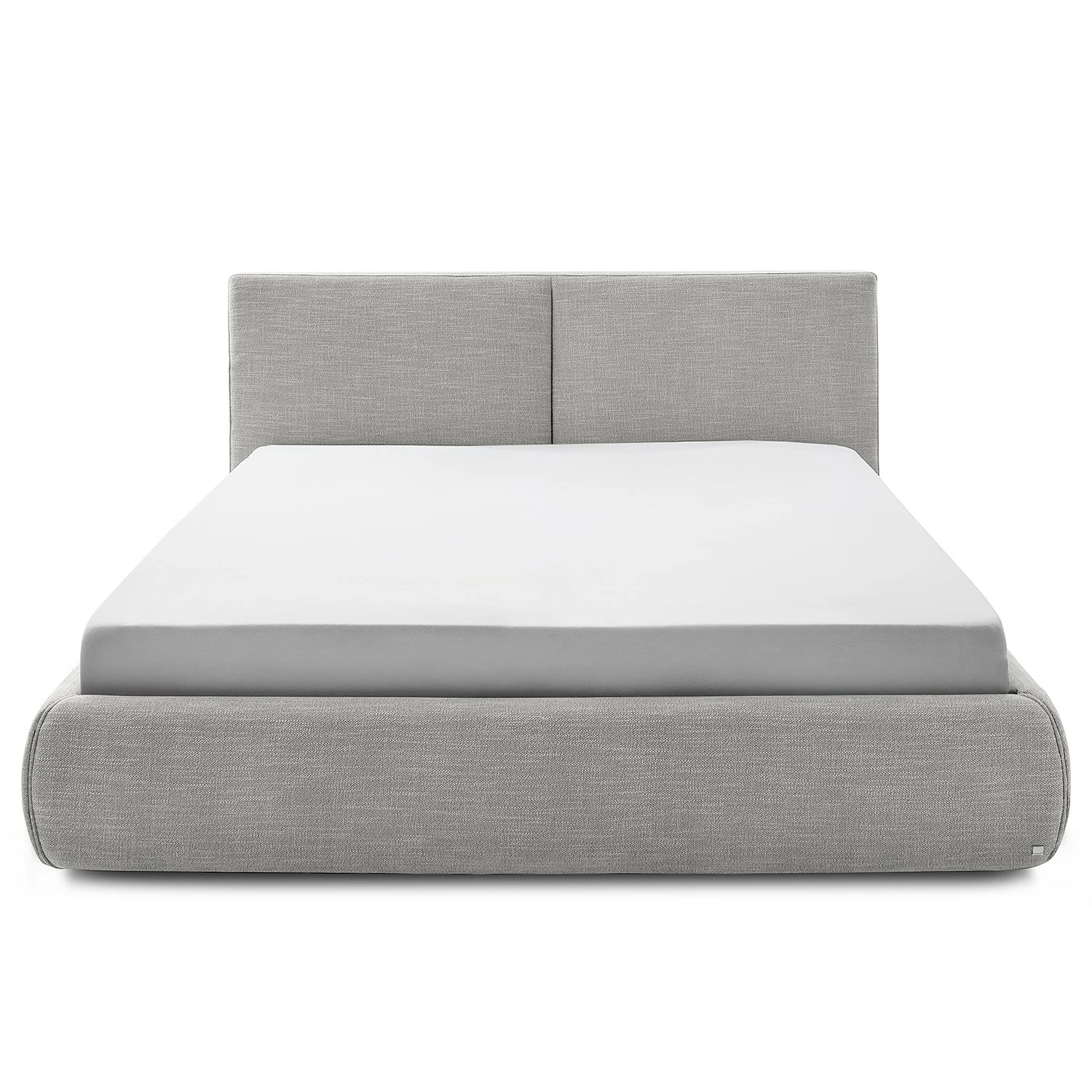 Meise.möbel Polsterbett Atesio II - inkl. Kopfteil in Kissenoptik und Bettkasten - Lichtgrau – Bild 9