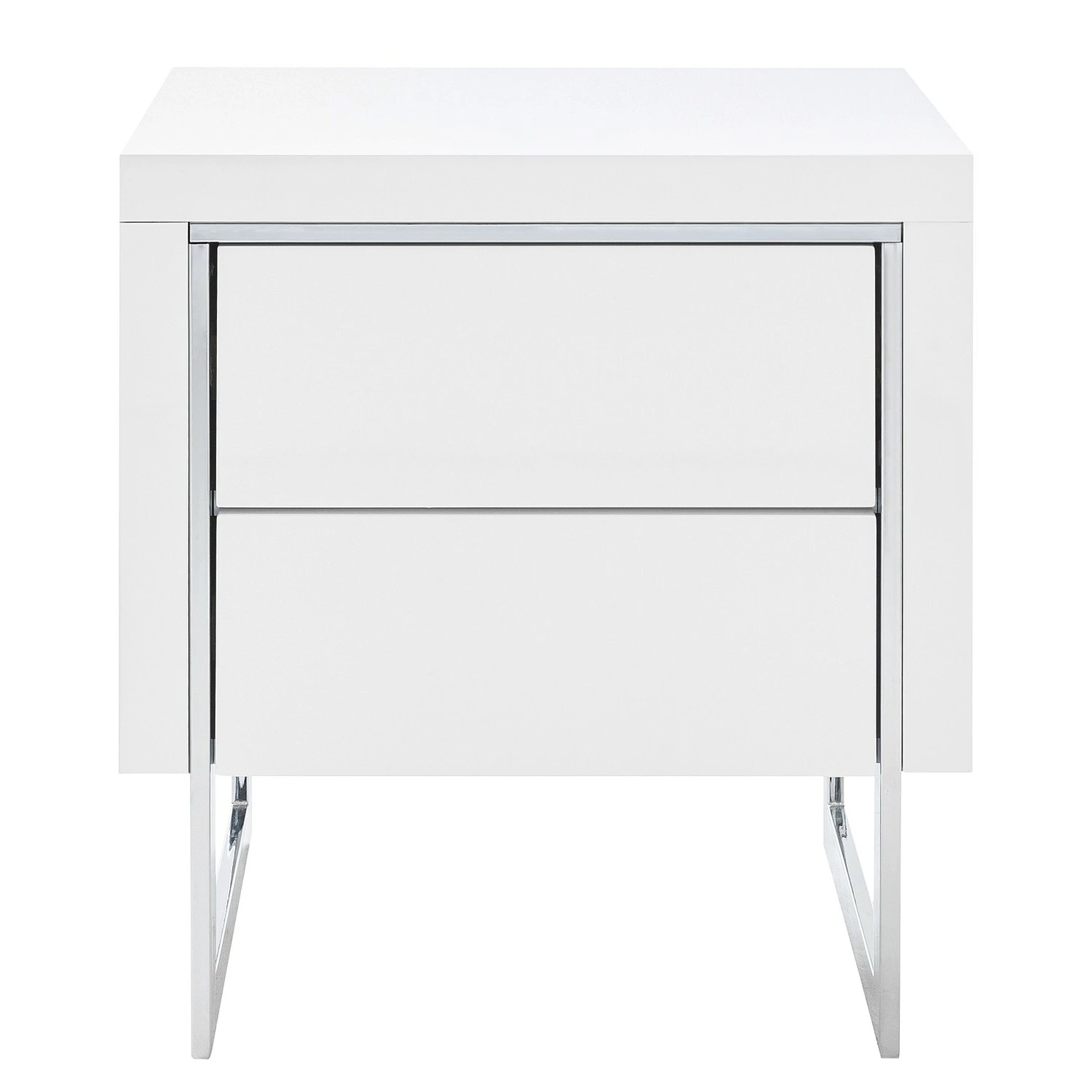 Fredriks Nachtkommode Bell Hill - Alpinweiß / Silber - 2 – Bild 2
