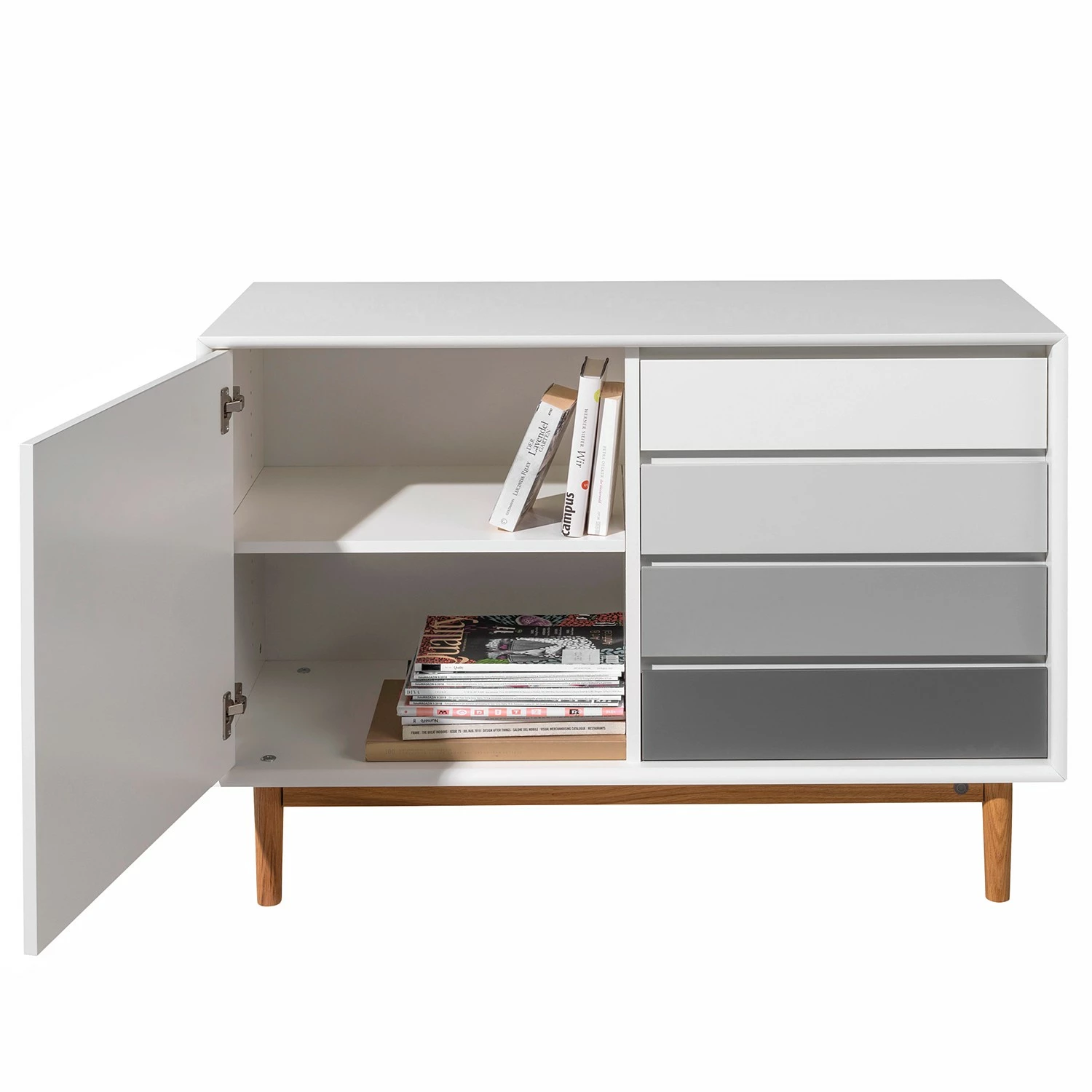 Tom Tailor Kommode Color Box - Weiß / Hellgrau – Bild 2