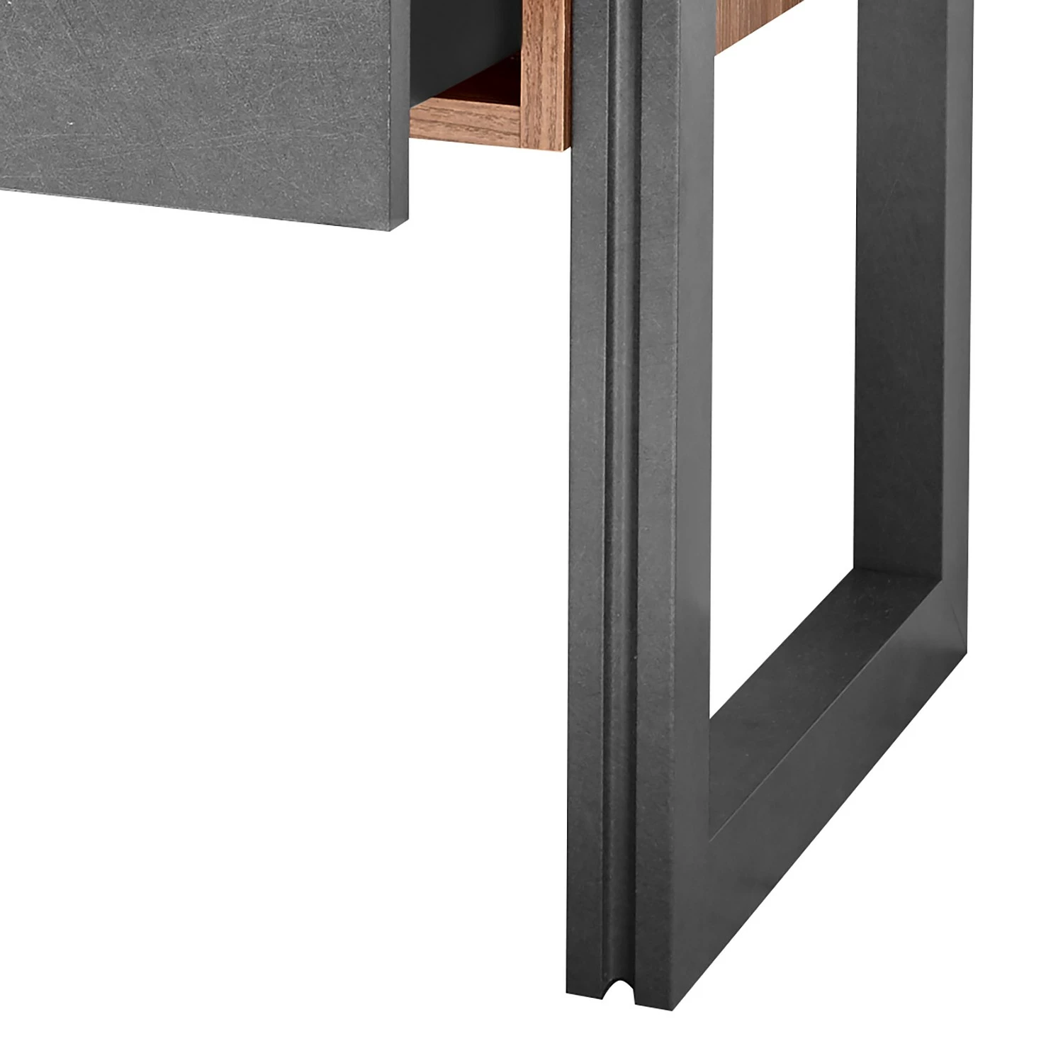 Ars manufacti Nachtkommode Marton - Eiche Stirling Dekor / Anthrazit – Bild 7