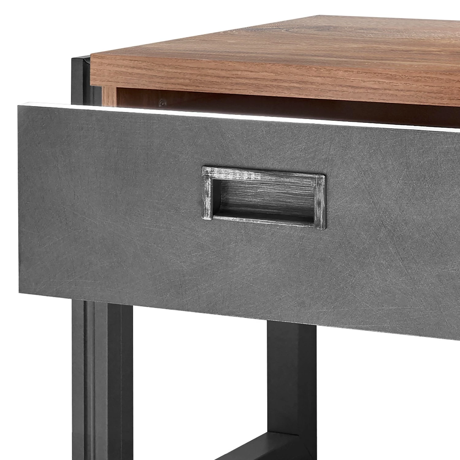 Ars manufacti Nachtkommode Marton - Eiche Stirling Dekor / Anthrazit – Bild 8