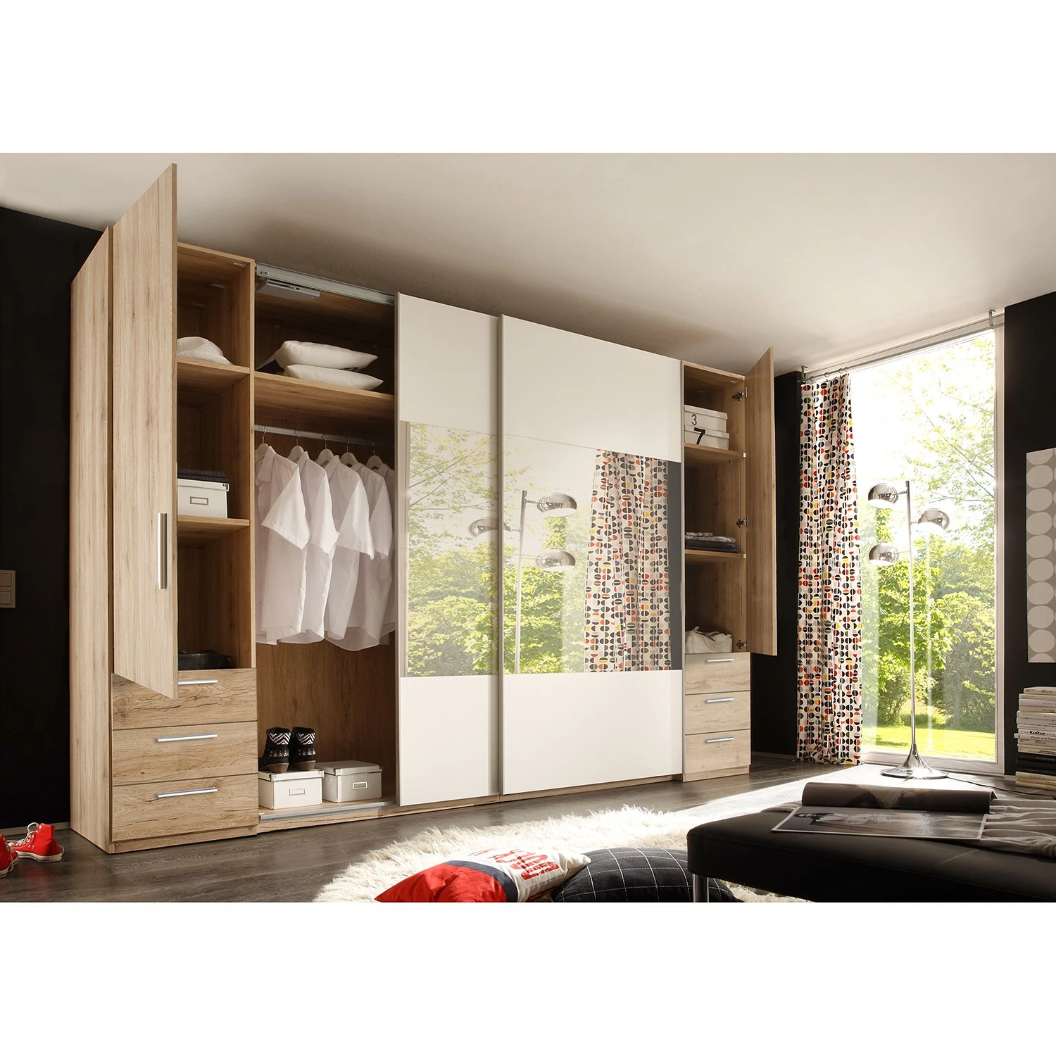 Loftscape Schwebetürenschrank Stevens I – Bild 4