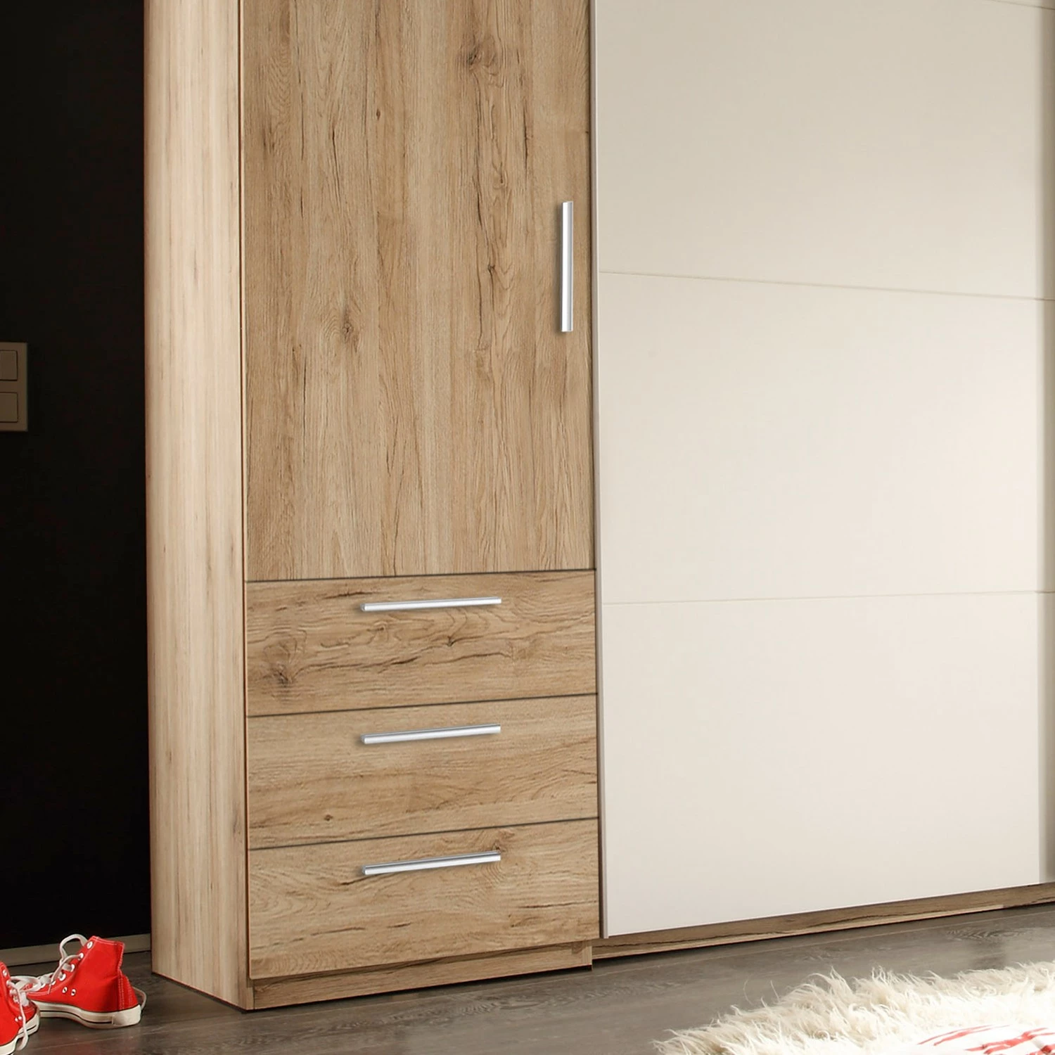 Loftscape Schwebetürenschrank Stevens II - Breite: 267 cm – Bild 5