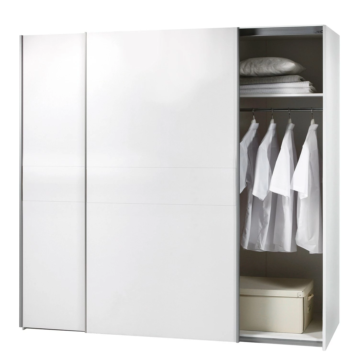 Loftscape Schwebetürenschrank Portville - Weiß – Bild 3