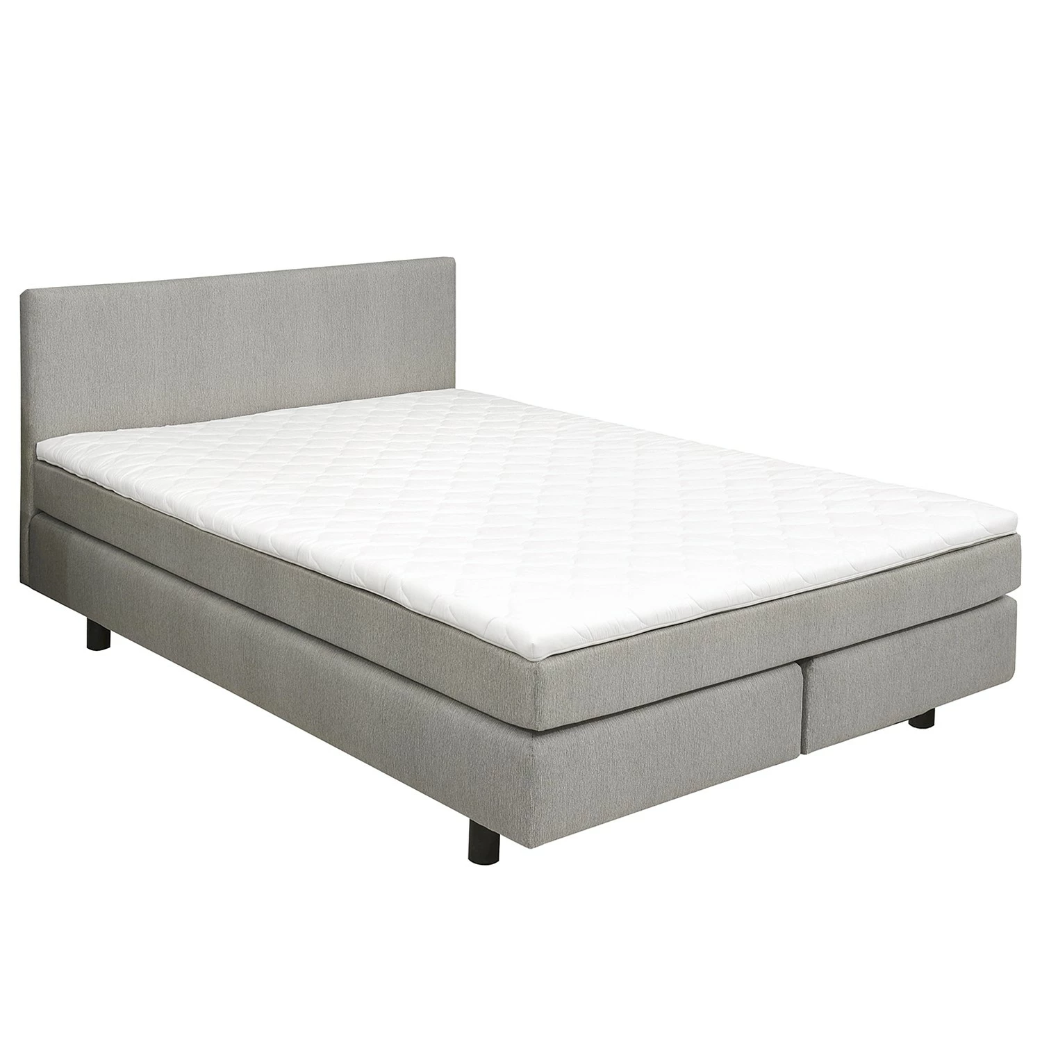 Loftscape Boxspringbett Boyceville - Hellgrau - 140 x 200cm – Bild 3
