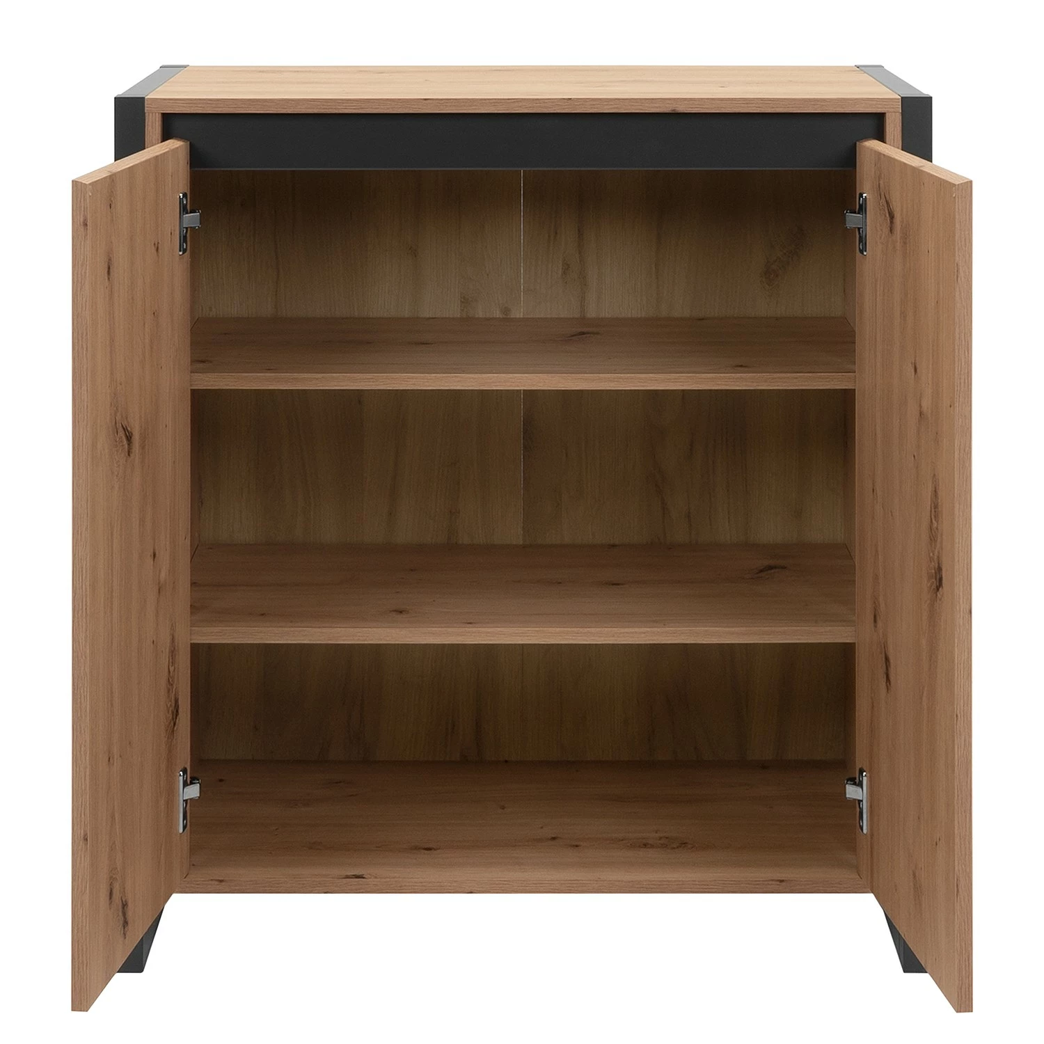 Red Living Kommode Denville I - Eiche Artisan Dekor / Anthrazit – Bild 9