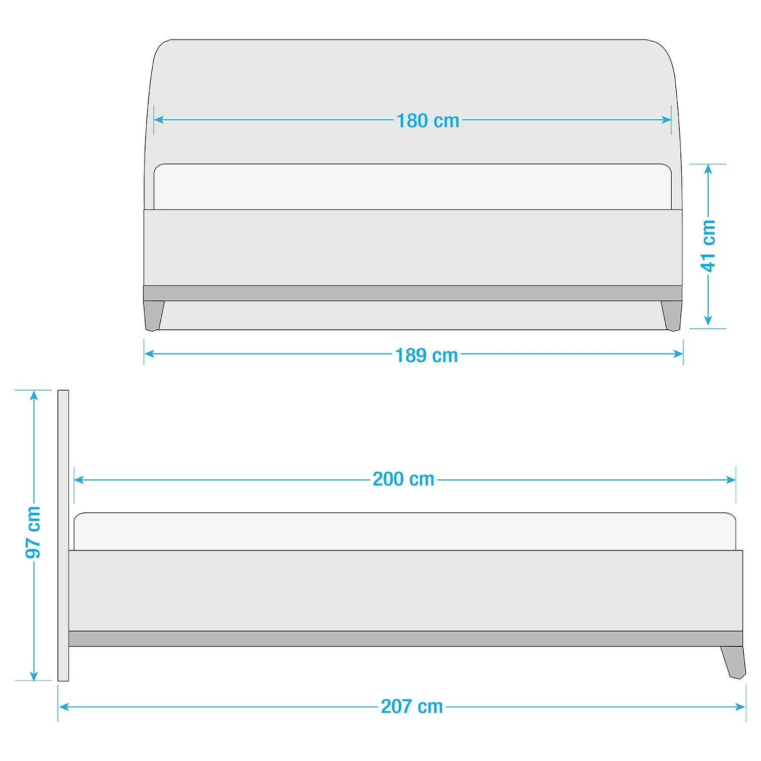 Rauch Orange Bettgestell Carlsson – Bild 8
