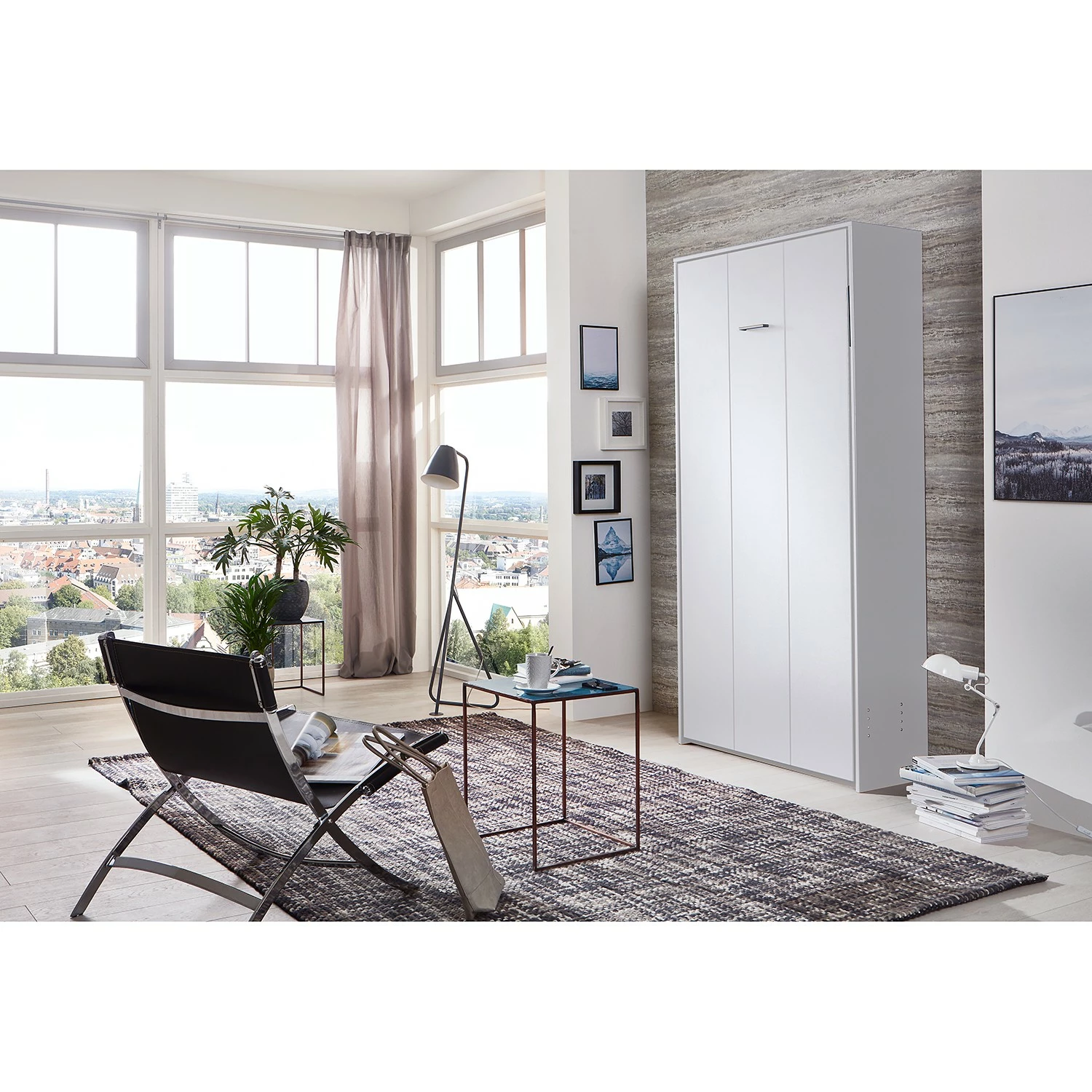 Wimex Klappbett Juist II - Weiß - 90 x 200cm – Bild 2