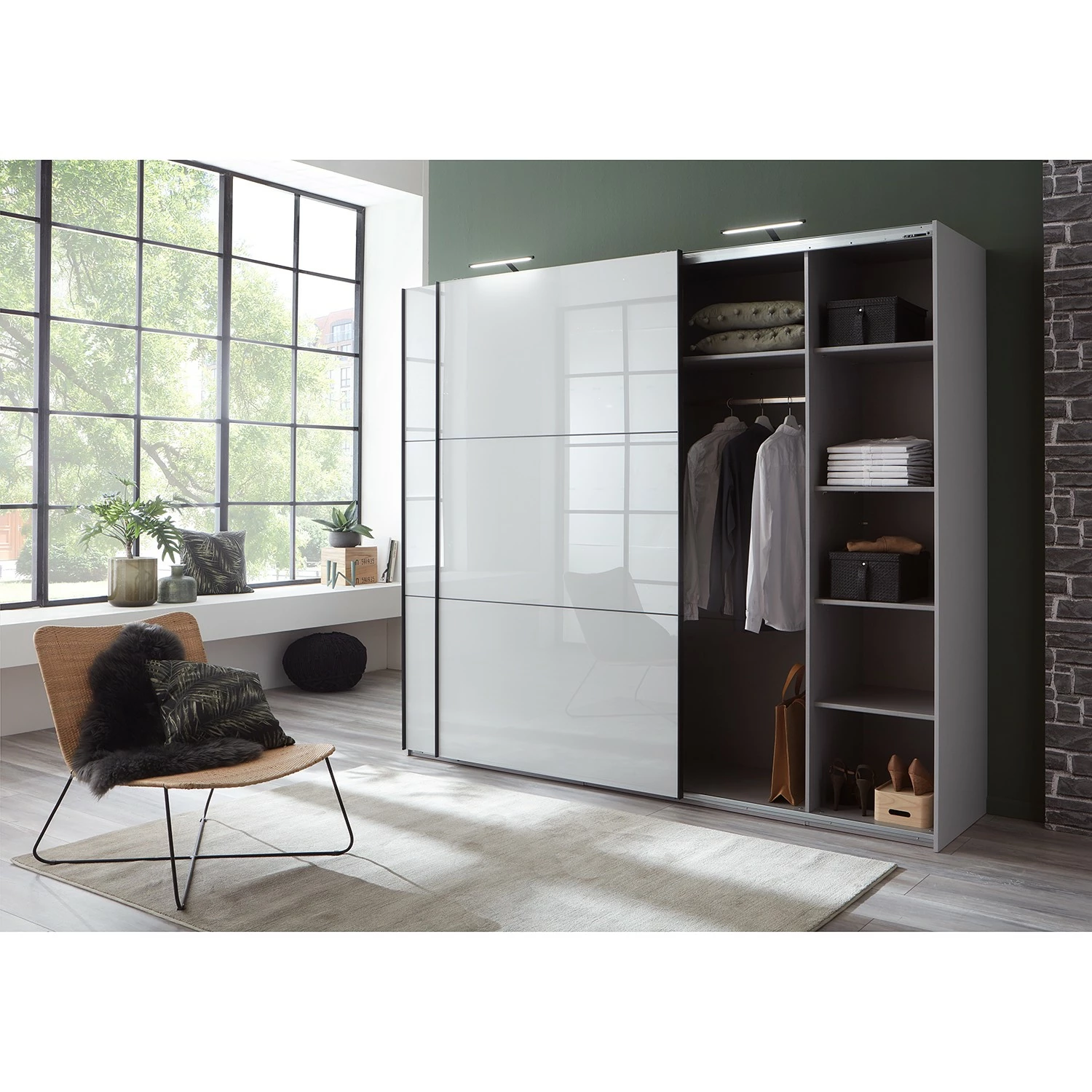 Fresh to go Schwebetürenschrank Seoul - Breite: 200 cm – Bild 3