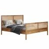 Ars manufacti Rattanbett Vinar - Braun - 180 x 200cm