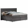 Cotta Boxspringbett Wellton - Dunkelgrau - 180 x 200cm