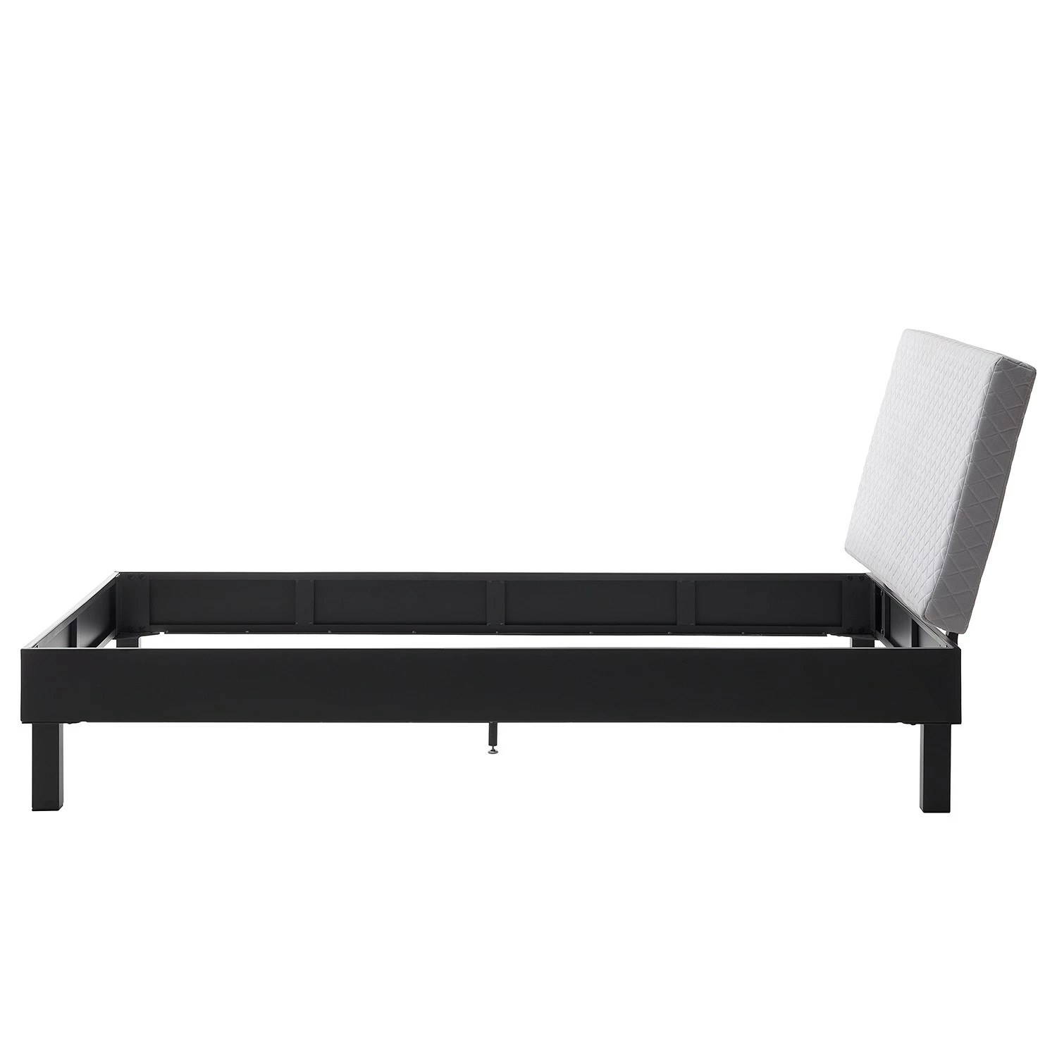 Meise.möbel Einzelbett Boston I - Anthrazit / Hellgrau - Breite: 185 cm - Eckig – Bild 8