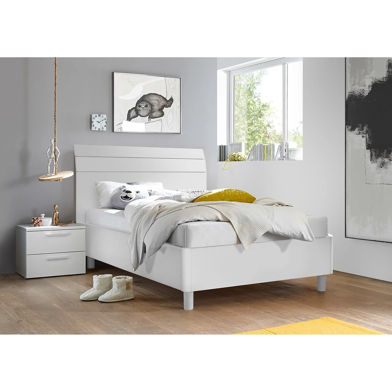 LC Spa Bettgestell Enjoy - Weiß - 120 x 200cm – Bild 2