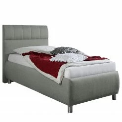 Loftscape Polsterbett Hartwood - Hellgrau - 100 x 200cm