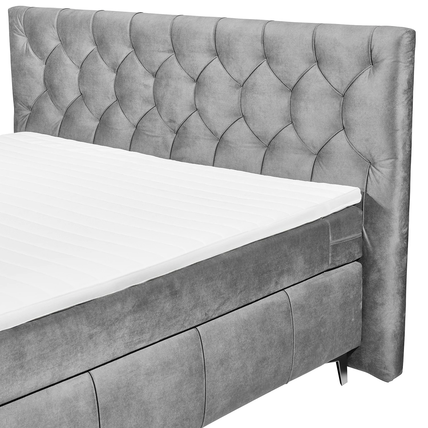 Loftscape Boxspringbett Nestier - Grau – Bild 3