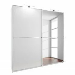 Wimex Schwebetürenschrank Baden - Weiß - Breite: 179 cm