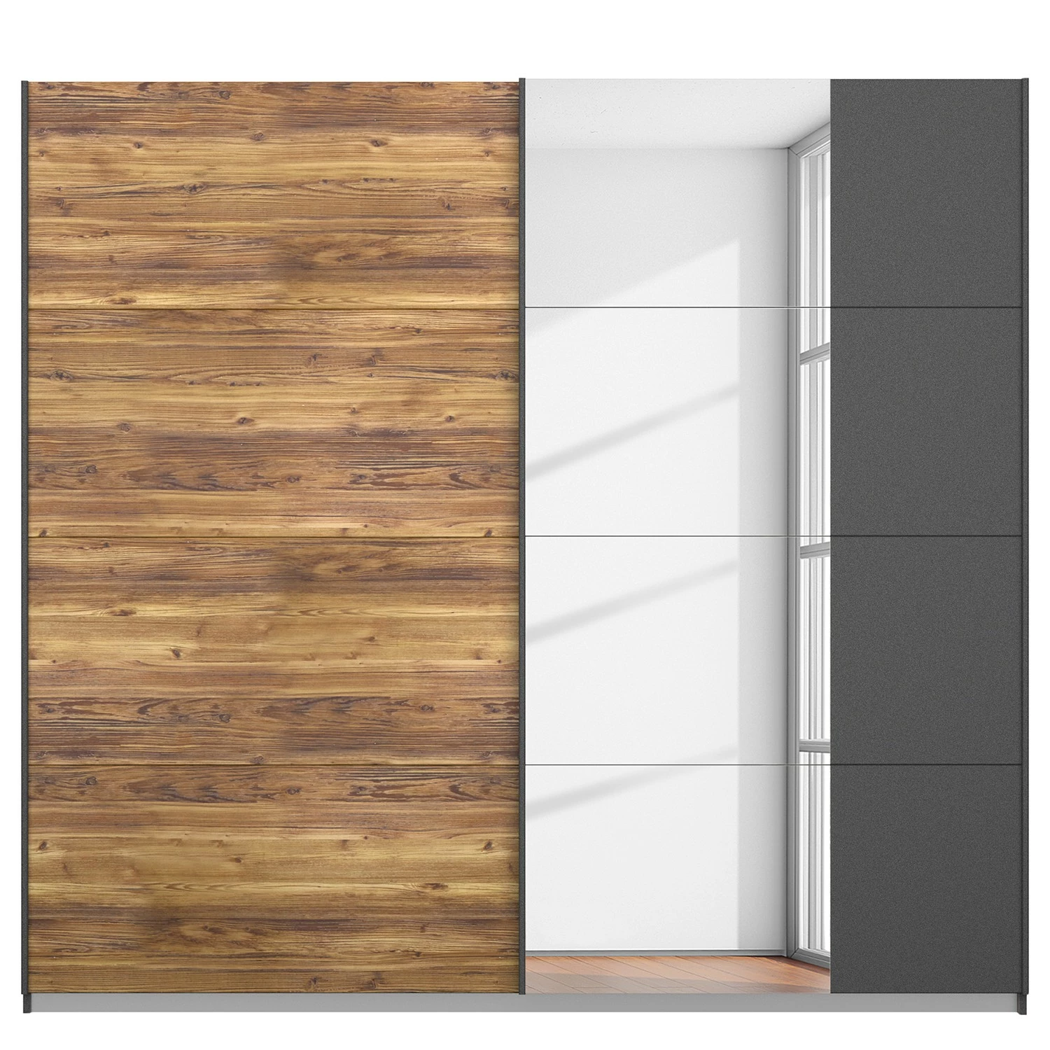 Rauch Orange Schwebetürenschrank Bangkok II - Breite: 226 cm – Bild 4