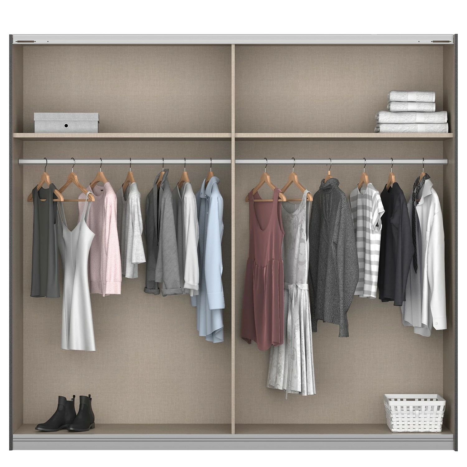 Rauch Orange Schwebetürenschrank Bangkok II - Breite: 226 cm – Bild 5