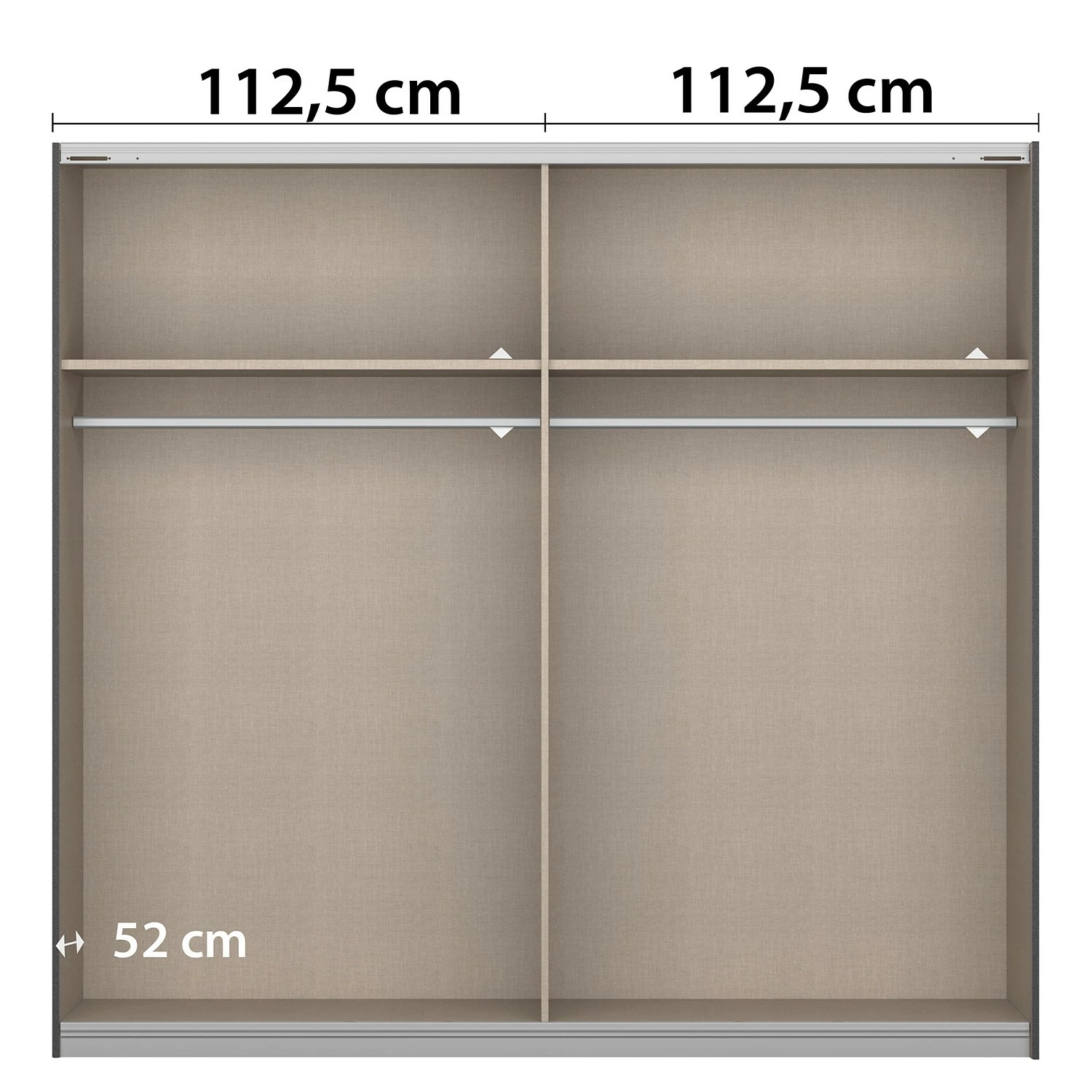 Rauch Orange Schwebetürenschrank Bangkok II - Breite: 226 cm – Bild 7