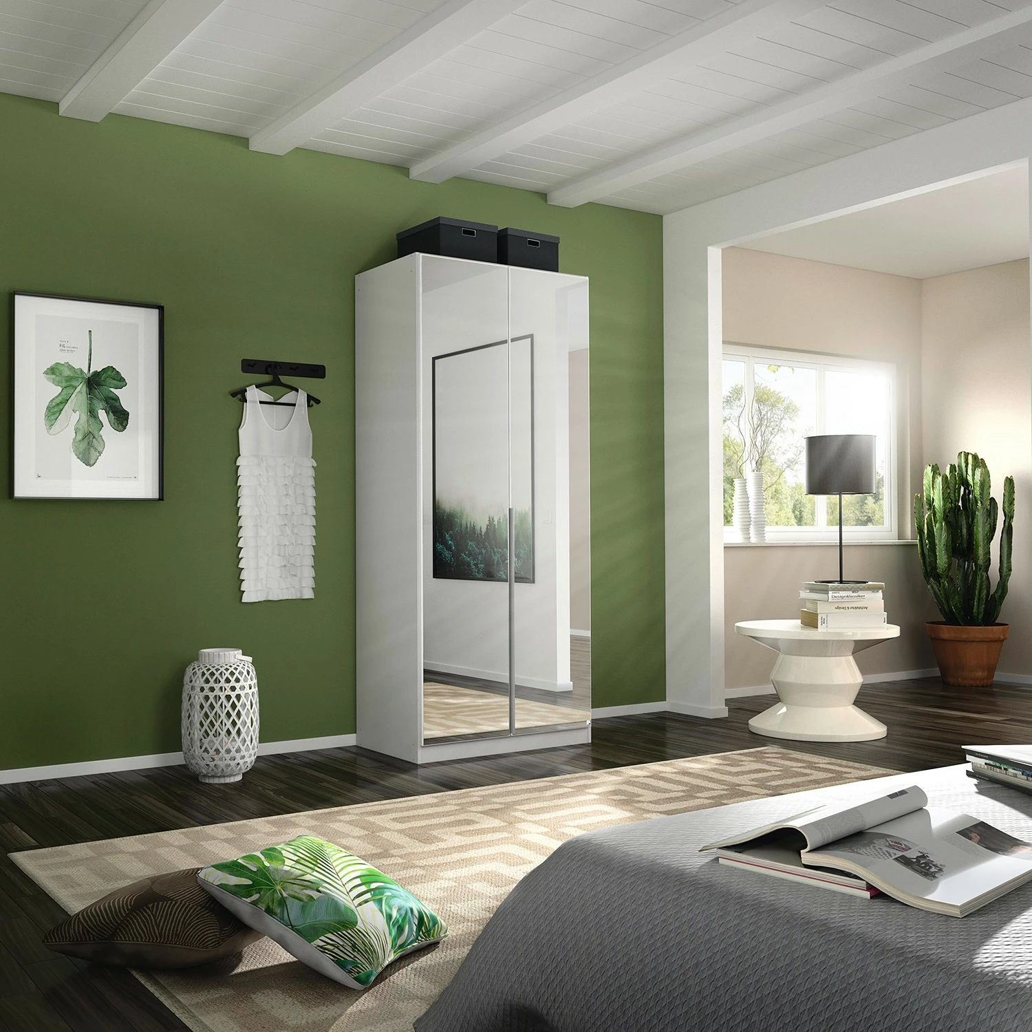 Rauch Orange Drehtürenschrank Alabama - Alpinweiß - Höhe: 229 cm - 2 - Basic - 2 – Bild 2