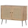 Naturoo Kommode Maardu I - Rattan / Mango massiv - Beige / Mango