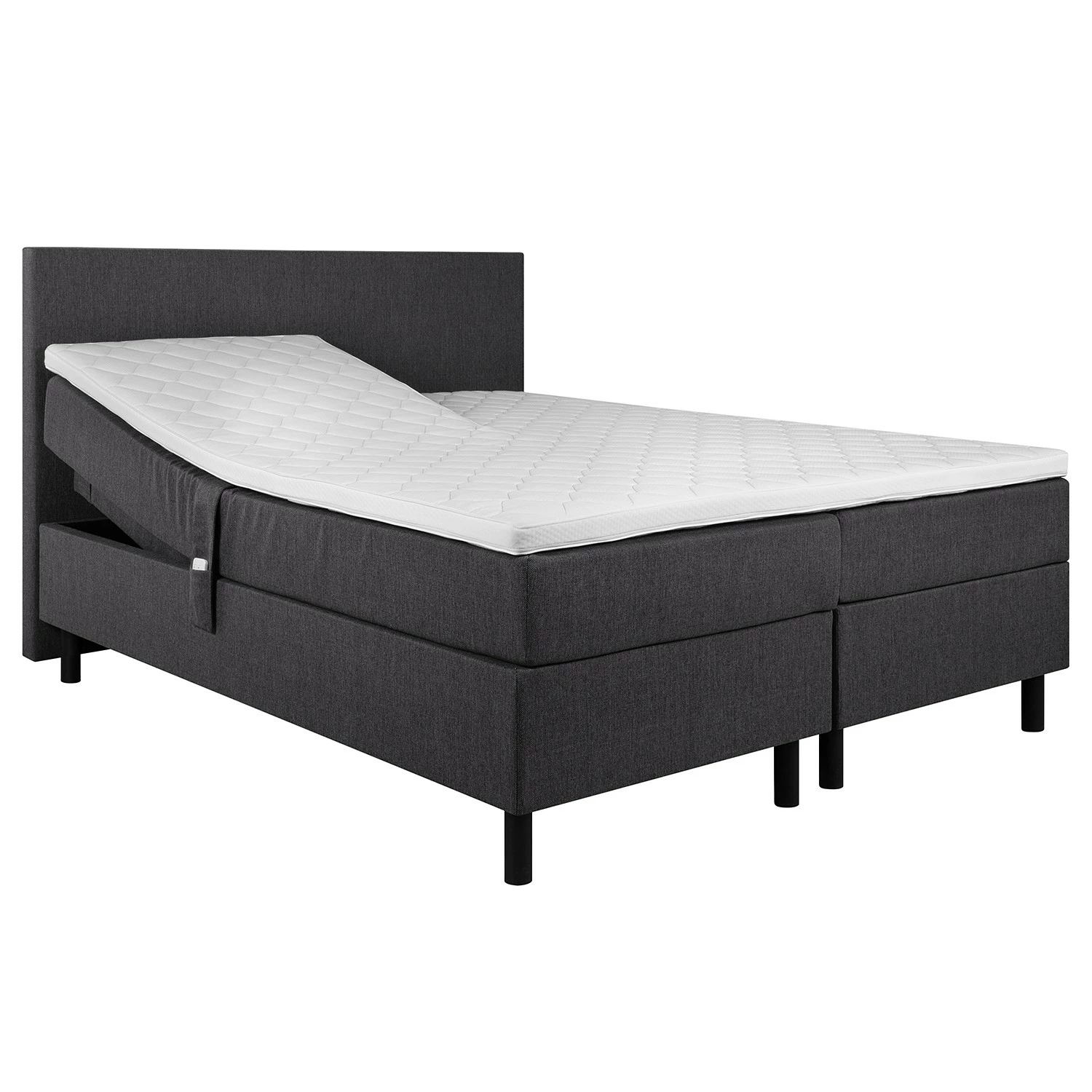 Loftscape Boxspringbett Teisko - Grau - 180 x 200cm – Bild 5