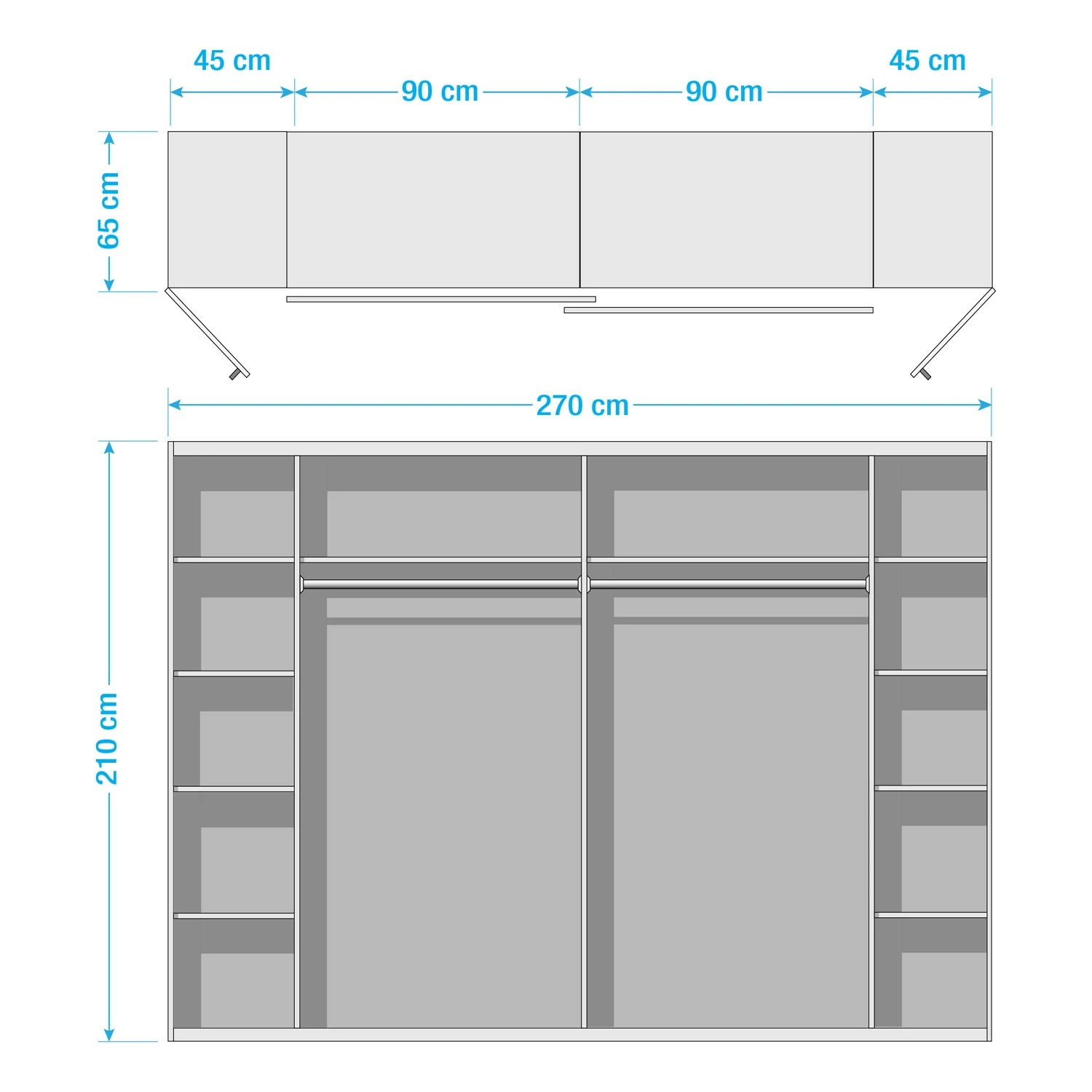 Wimex Kombischrank Kopenhagen – Bild 4