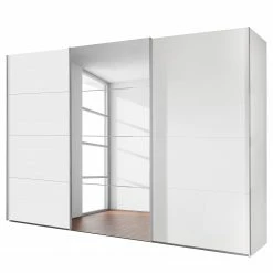 Wimex Schwebetürenschrank Ernie - Weiß - Breite: 270 cm