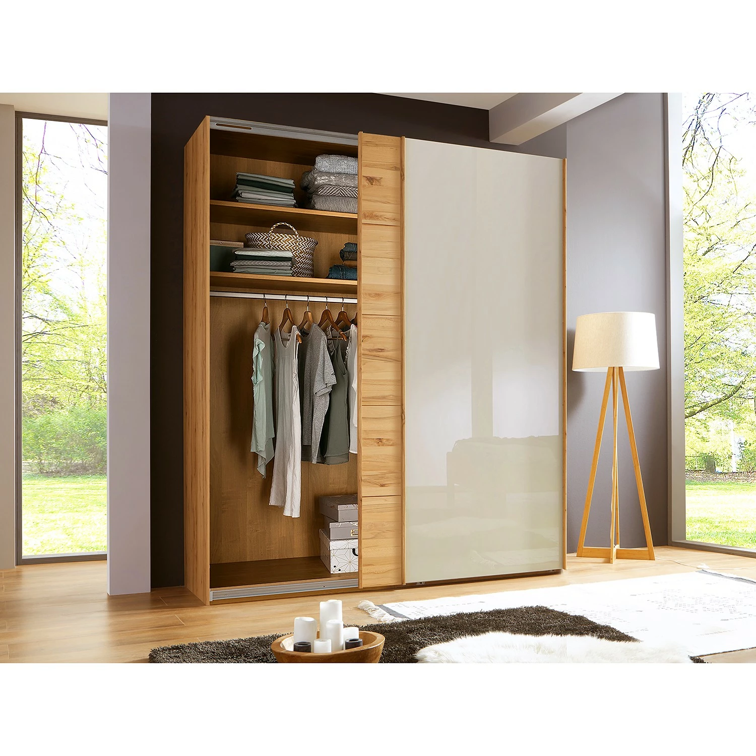 Wiemann Schwebetürenschrank Livorno II - Höhe: 217 cm – Bild 3