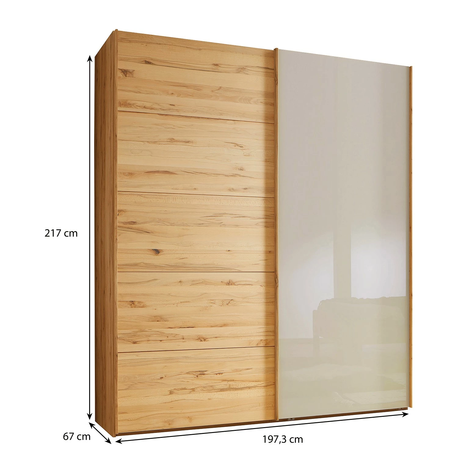 Wiemann Schwebetürenschrank Livorno II - Höhe: 217 cm – Bild 4