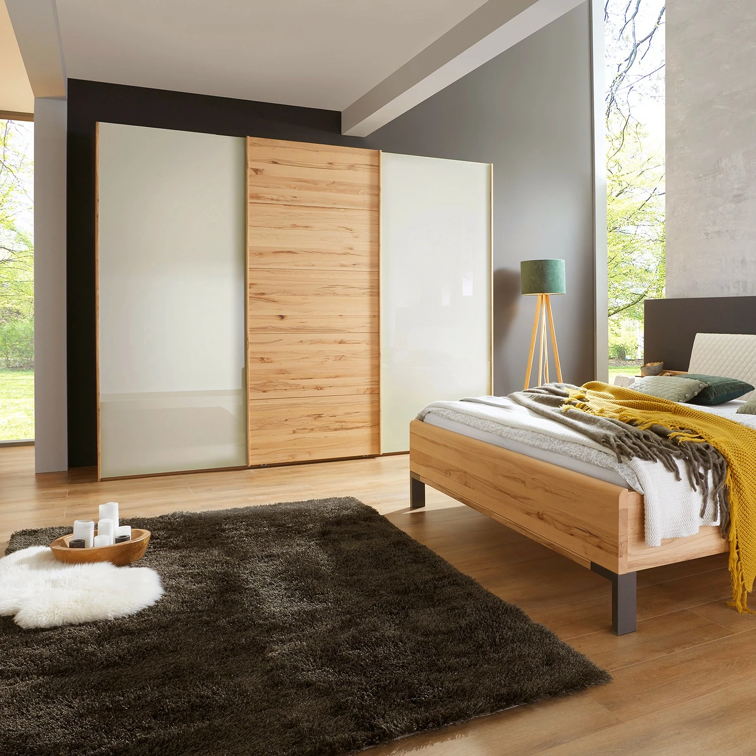 Wiemann Schwebetürenschrank Livorno III - Höhe: 217 cm - Breite: 250 cm – Bild 2