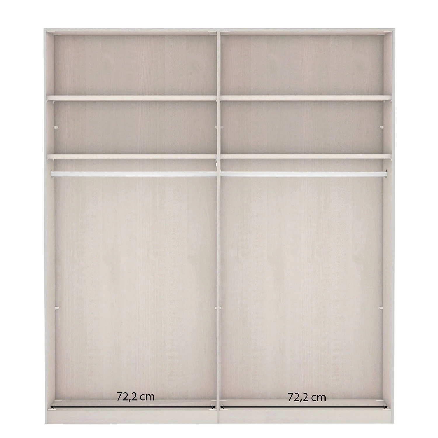 Wiemann Schwebetürenschrank Barcelona II - Höhe: 217 cm - Breite: 150 cm – Bild 4
