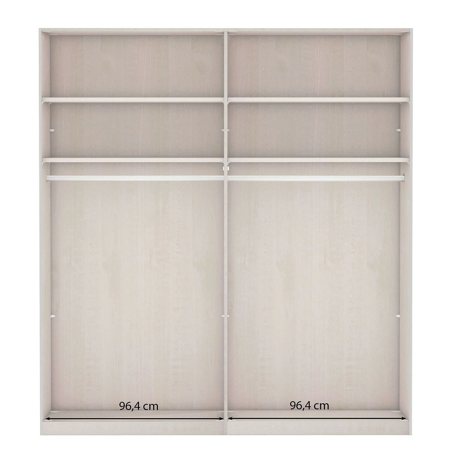 Wiemann Schwebetürenschrank Barcelona III - Höhe: 236 cm - Breite: 200 cm – Bild 4