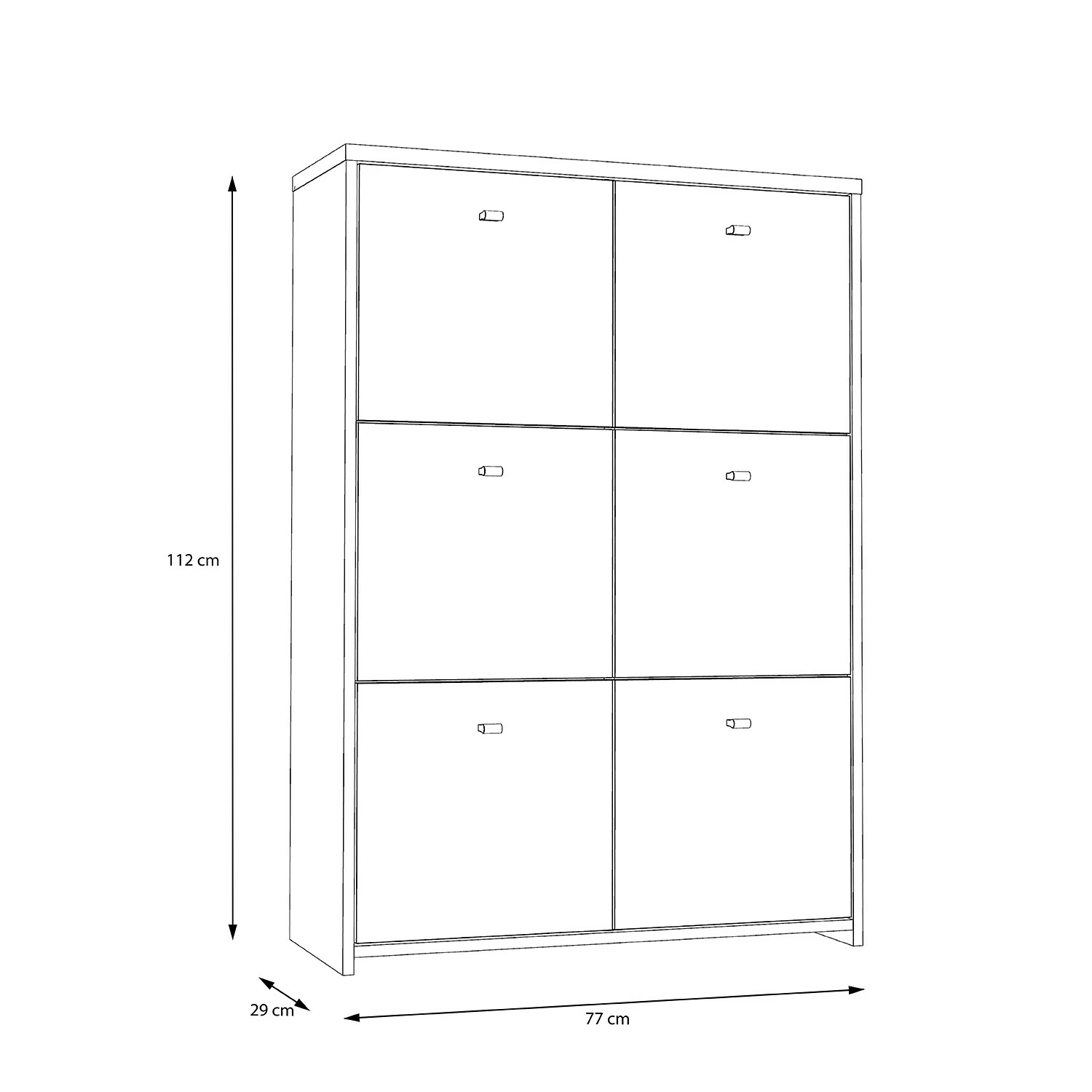 Loftscape Kommode Rison V - Eiche Artisan Dekor / Weiß – Bild 7