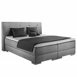Loftscape Boxspringbett Austin - Silber - 160 x 200cm - H2