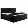 Loftscape Boxspringbett Clark - Schwarz - 200 x 200cm - H4