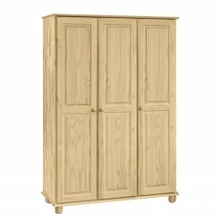 Naturoo Garderobenschrank Bekasi III - Kiefer massiv