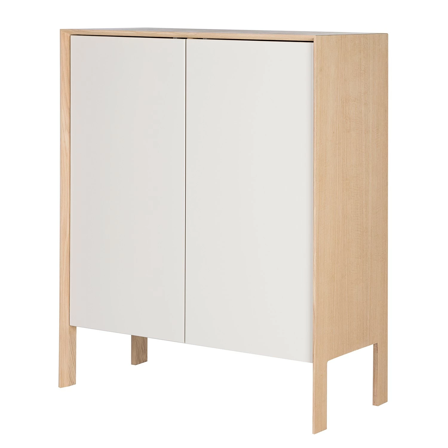 Studio Copenhagen Kommode Maayka - Eiche teilmassiv - Mushroom Creme / Eiche Hell